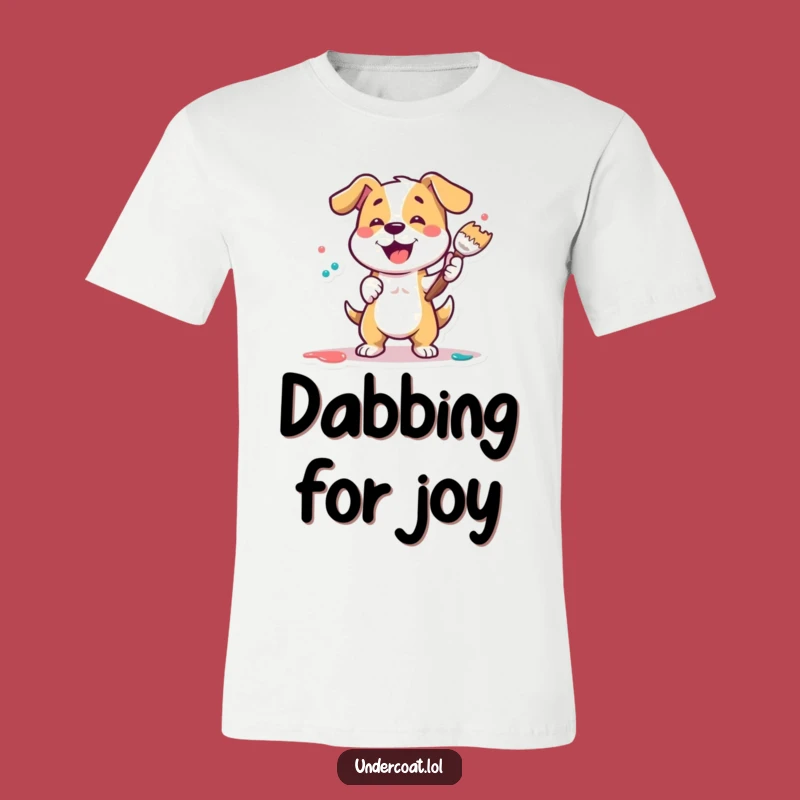 Funny Dog Painter T-Shirt: Wear Your Artistic Pawsions Proudly